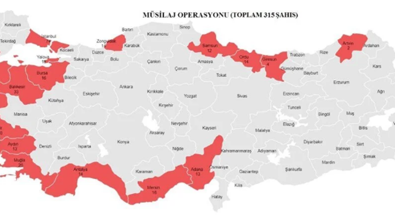 Sahil kentlerinde 'Müsilaj' operasyonu: 315 gözaltı kararı
