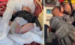 2 aylık bebek, 29 saat sonra çıkarıldı: Oy babam!