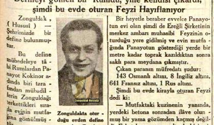 Kıymetli bir define bulundu…