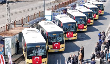 Halk otobüsleri hizmete girdi