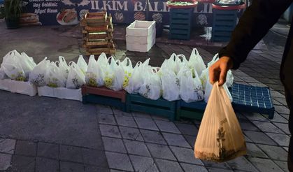 Balıkçı esnafından örnek davranış...