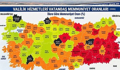 Valilerin memnuniyet karnesi açıklandı
