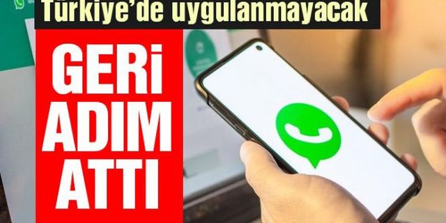 WhatsApp, veri paylaşımını içeren güncellemenin onaylayan kullanıcılar dâhil olmak üzere Türkiyedeki hiçbir kullanıcı açısından yürürlüğe girmeyeceğini Rekabet Kurumu'na bildirdi