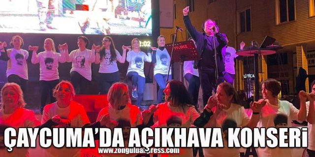 Çaycuma'da renkli konser...