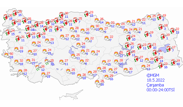 Meteoroloji'den bölge bölge sağanak yağış uyarısı...