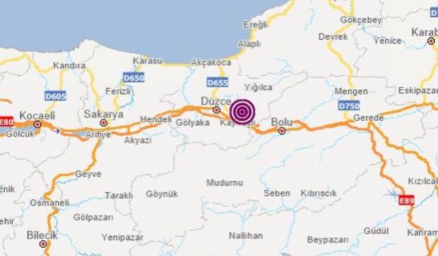 Düzce'de deprem.. Zonguldak'ta hissedildi