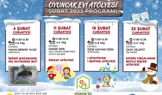 Oyuncak evi programı belli oldu