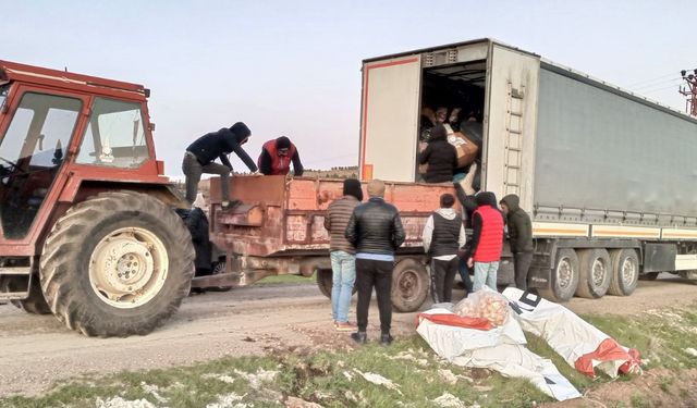 Yardımlaşmada yarışıyorlar...