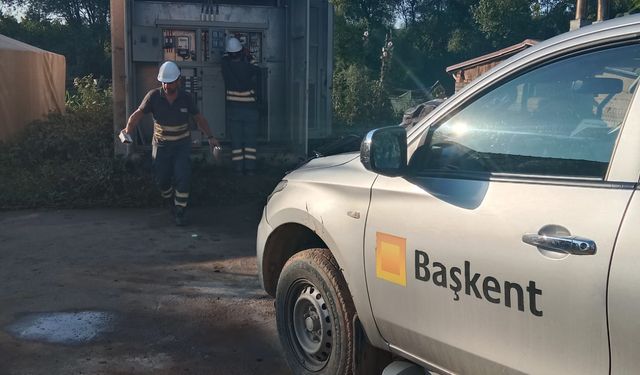 Başkent EDAŞ'tan sel teyakkuzu...