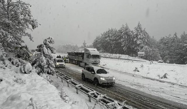 Zonguldak'a kuvvetli kar uyarısı...