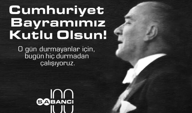 Cumhuriyet Bayramımız kutlu olsun