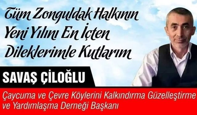 Savaş Çiloğlu'ndan yeni yıl mesajı