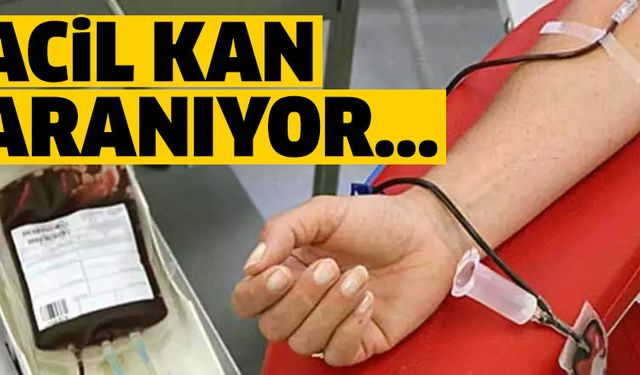 Bülent Ecevit Üniversitesi Sağlık Uygulama ve Araştırma Hastanesi Çocuk Onkoloji servisinde yatmakta olan kız çocuğu için AB RH (+) pozitif kana ihtiyaç vardır