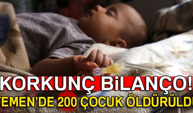 Birleşmiş Milletler Çocuklara Yardım Fonu (UNICEF), 2017 yılının başından bu yana Yemendeki iç savaşta en az 200 çocuğun hayatını kaybettiğini açıkladı