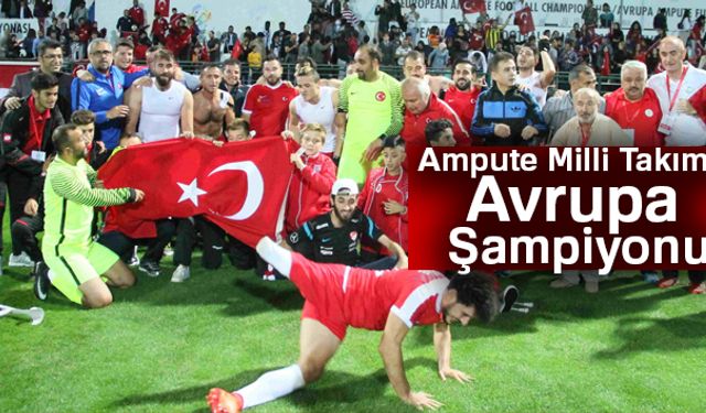 Ampute Futbol Milli Takımı, EAFF Avrupa Ampute Futbol Şampiyonası final maçında İngiltere ile karşılaştı