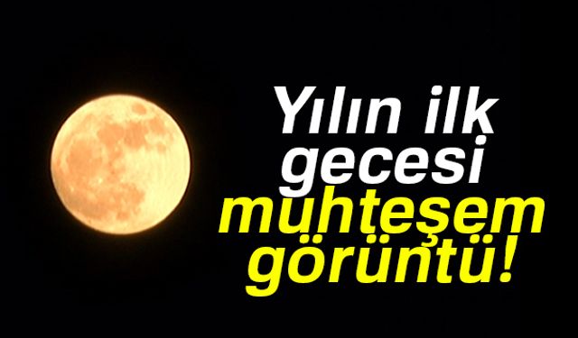 Ayın Dünyaya en yakın konumuna geldiği doğa olayı Süper Ay, Zonguldak'tan  çıplak gözle izlendi