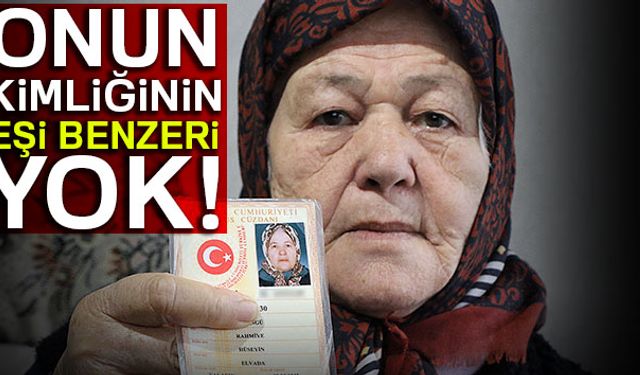 Karabükte 76 yaşındaki Rahmiye Ertüngünün, nüfus cüzdanında ay ve gün yazmadığı için hayatı boyunca doğum gününü bir türlü kutlayamadı