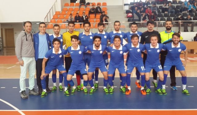 BEÜ futsal takımı grup lideri oldu...