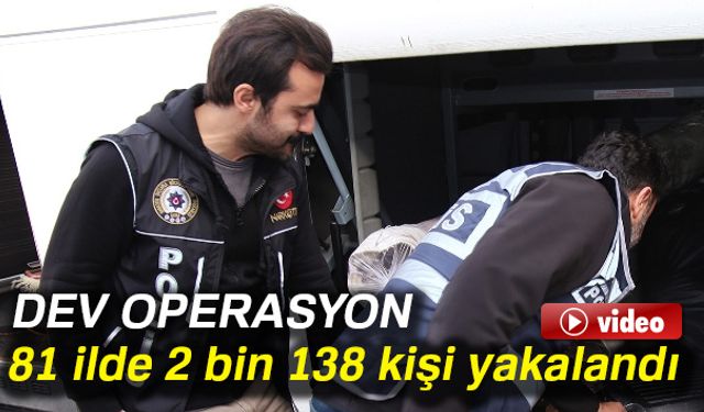 Yurt genelinde 10uncusu gerçekleştirilen Türkiye Güven Huzur Uygulamasında 2 bin 138 aranan şahıs yakalandı, 189 kişi gözaltına alındı