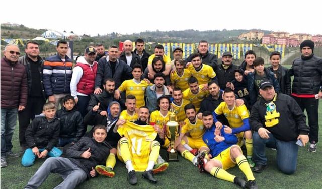 Alaplı Belediyespor namağlup şampiyon oldu...