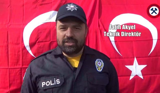 Zonguldak Kömürspordan polislere anlamlı jest...