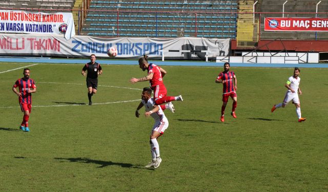 Zonguldak Kömürspor beraberliğe razı geldi...