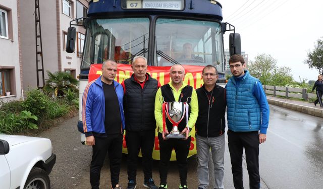 Zonguldak'ta "Şampiyon" gibi karşılandılar...