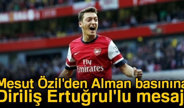 Dünyaca ünlü Türk asıllı Zonguldaklı futbolcu Mesut Özil, Instagram hesabından sevenlerine Diriliş Ertuğrul ile mesaj gönderdi