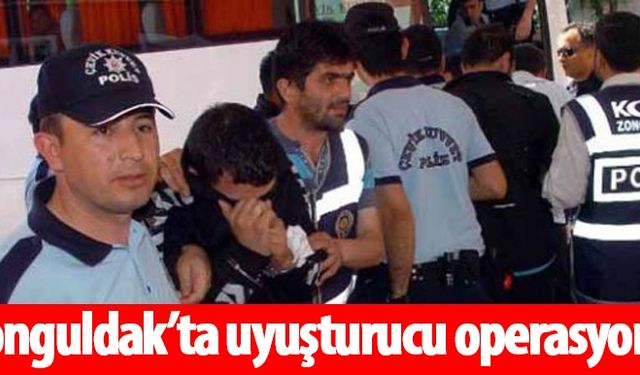 Zonguldak'ın Ereğli ilçesinde düzenlenen uyuşturucu operasyonunda 7 şüpheli gözaltına alındı