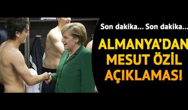 Mesut Özil'in Almanya Milli Takımı'nı bırakma kararıyla ilgili olarak Almanya Başbakanı Angela Merkel'den ilk açıklama geldi