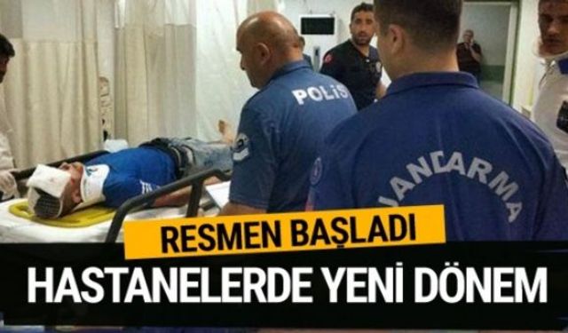 Son yıllarda artan sağlıkta şiddetin önüne geçebilmek için artık hastane polislerinin yanı sıra jandarma da görev yapmaya başladı