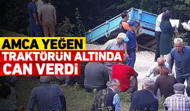 Karabük'ün Eflani ilçesinde devrilen traktörün altında kalan 2 kişi hayatını kaybetti