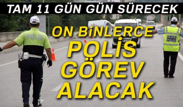 İçişleri Bakan Yardımcısı Muhterem İnce, Kurban Bayramı'nda alınacak trafik tedbirlerine ilişkin, "Günde ortalama 7 bin 371 trafik ekibinde 12 bin 768 trafik personeli görevlendirilmiş olup, 11 gün boyunca toplamdaysa 81 bin 82 trafik ekibini ve 140 bin 4