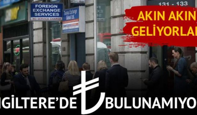 İngiliz 'I' gazetesi, Türk Lirası'nın Sterlin karşısında değer kaybetmesinin ardından, İngiltere'de Türk Lirası satışında büyük artış kaydedildiğini, satış talebine yetişmede zorluk yaşandığını yazdı