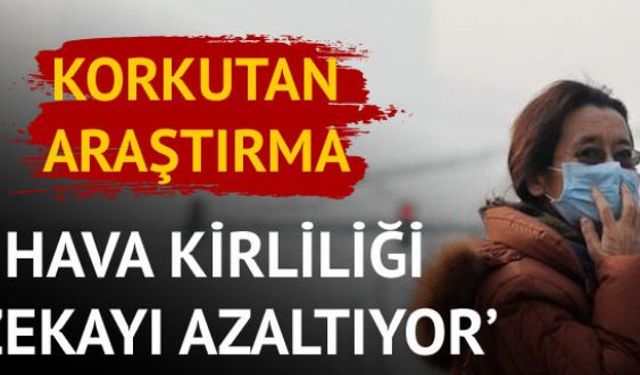 Çin'de yapılan yeni bir araştırma, hava kirliliğinin zekayı ciddi oranda azalttığına işaret ediyor