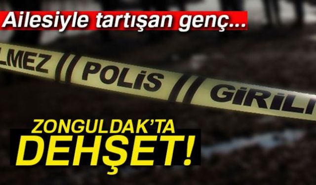 Zonguldakta bir genç, tartıştığı annesi ve babasını bıçakla yaraladı