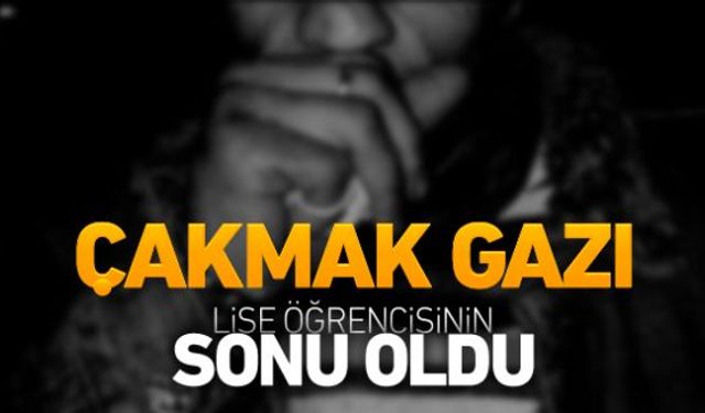 Karabükün Safranbolu ilçesinde çakmak gazı soluduğu iddia edilen lise öğrencisi C