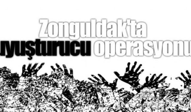 Zonguldak'ta uyuşturucu satıcılarına yönelik eş zamanlı düzenlenen operasyonda gözaltına alınan 16 kişiden 8'i tutuklandı