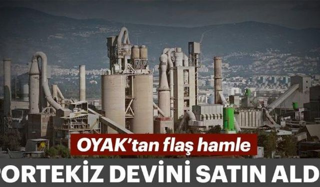 Sürdürülebilir büyüme ve dünya markası olma vizyonuyla yatırımlarını sürdüren OYAK, Avrupanın en eski ve köklü çimento markalarından olan Cimporun Portekiz ve Cape Verde operasyonlarını satın aldı