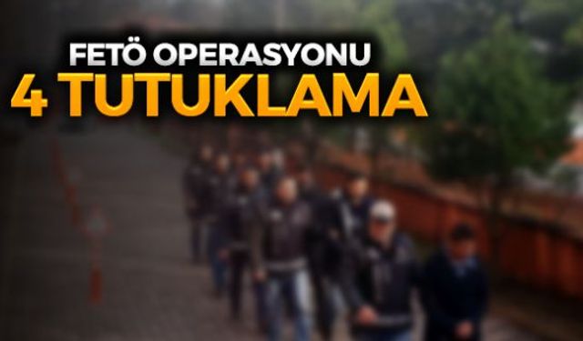 FETÖ/PDY silahlı terör örgütüne yönelik düzenlenen operasyonda Adliye'ye sevk edilen 5 kişiden 4'ü tutuklandı