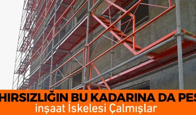 Karabük'ün Safranbolu ilçesinde, inşaattan iskeleleri çaldığı iddia edilen 2 kişi gözaltına alındı