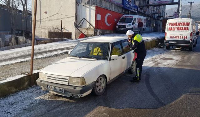 Trafikte drift yapan sürücüye 5 bin TL ceza kesildi!.. 