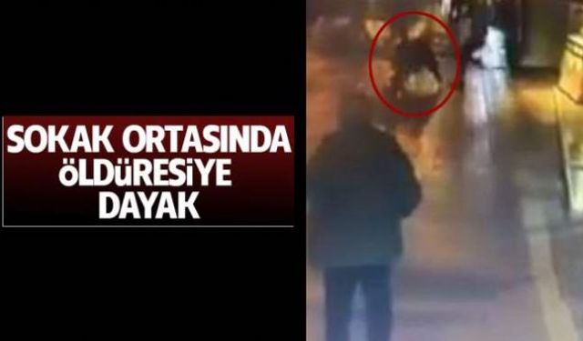 Zonguldak'ta üç kişinin sokak ortasında öldüresiye kavgası güvenlik kameralarına yansıdı