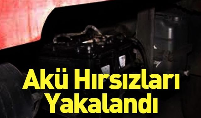 Zonguldak'ın Alaplı ilçesinde daha önceden 9 akü hırsızlığı olayına karıştığı belirlenen 2 kişi, yapılan operasyonla Düzcede yakalandı