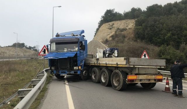 Araba sürmeyi öğrenirken kazaya sebep oldu!..