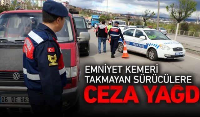 İl Emniyet Müdürlüğü tarafından yaralanmalı ve ölümlü kazaları azaltmak amacıyla emniyet kemeri uygulaması yapıldı