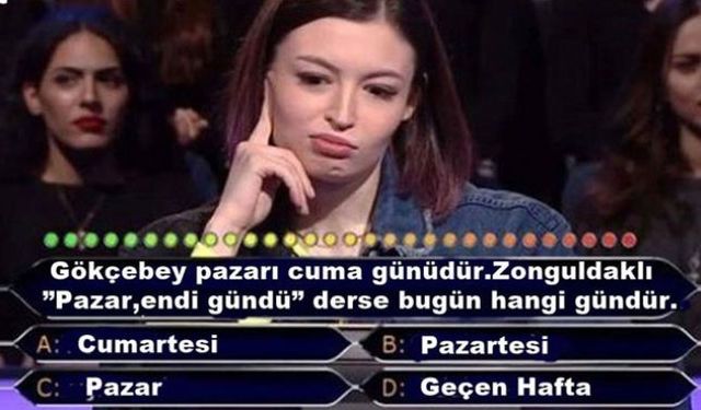 Bu soruyu kaç Zonguldaklı bilir?..