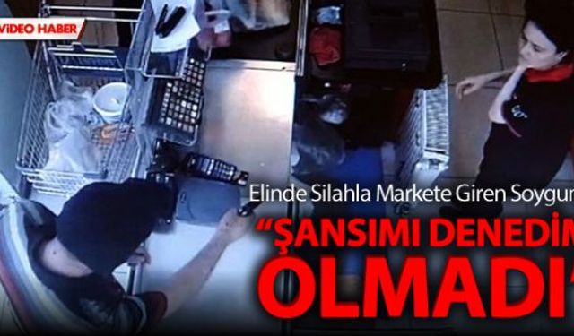 Silahıyla bir markete girerek soygun yapmaya çalışan şahıs çıkarıldığı mahkemece tutuklandı