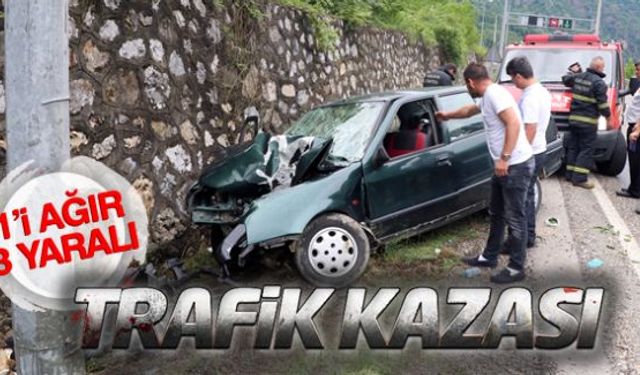 Medyana gelen trafik kazasında biri ağır 3 kişi yaralandı