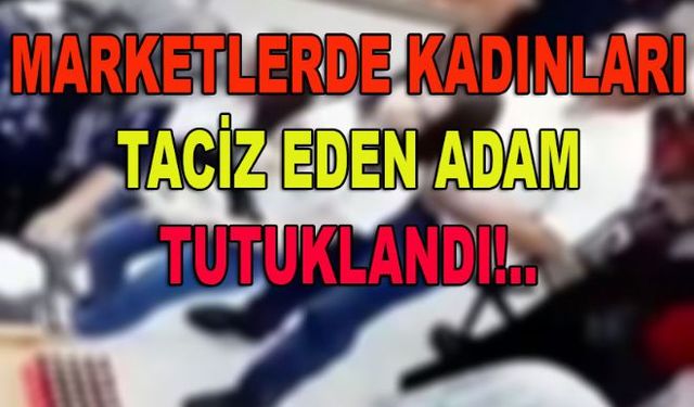 Marketlerde ve işlek mekanlarda kadınlara cinsel tacizde bulunduğu iddia edilen 61 yaşındaki R